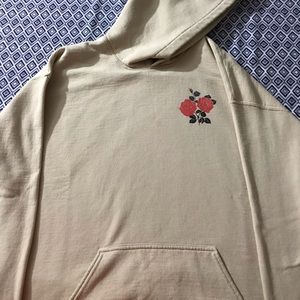 Khaki Rose Hoodie Size Large